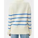 Lirije Sweater Off White Stripe